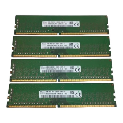 Kit Sk hynix 32GB (4x8 GB) RAM DDR4 2666 MHZ PC4-21300 memorie computer desktop - Immagine 1 di 2