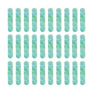 Mini gerade Schwamm Nagelfeilen blau gelb 30 Stück - Bild 1 von 7