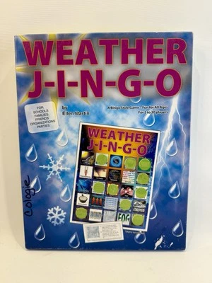Weather J-I-N-G-O Bingo Style game By Ellen Martin 2008: EUC, Laminated - Image 1 of 4