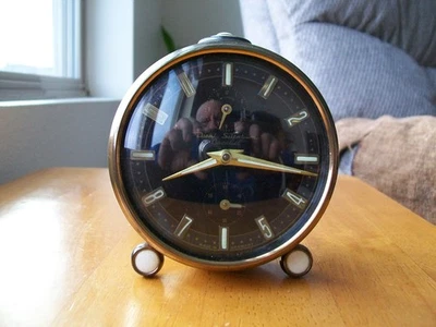 Reloj despertador luminoso DIEHL Silentium 'Cavalier' - MUY, MUY BONITO - ¡DESCRIPCIÓN! Foto 1 de 4