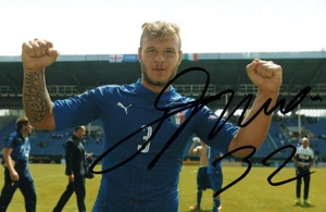 ITALY & INTER MILAN: FEDERICO DIMARCO SIGNED 6x4 ACTION PHOTO+COA - Picture 1 of 1