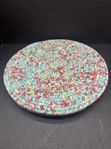 Pioneer Woman Vintage Floral Braided Placemats, 15" Diameter Set Of 5 - Picture 1 of 7