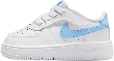 Toddler's Nike Air Force 1 Low Easyon Wht/Aquarius Blue-Wht (FN0236 107) - Image 1 of 4