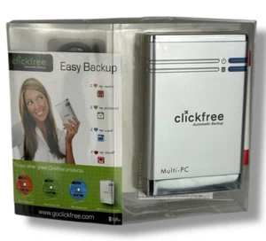Clickfree Automatic Backup 160 GB Windows Vista XP 2000 External Hard Drive - Picture 1 of 3