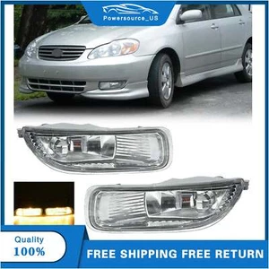 Par de luces antiniebla de conducción para parachoques delantero Toyota Corolla 2003-2004 con bombillas - Imagen 1 de 8