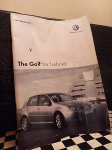 November 06 VW GOLF Mk5 Sales Brochure For Ireland inc GTI, GT, 1.4 1.6 Tdi - Picture 1 of 8