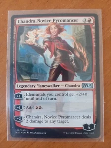 Chandra Novice Pyromancer Magic The Gathering Core Set 2021 Planeswalker Red 128 - Picture 1 of 2