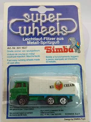 Camion 3 assi Ice cream Simba Toys 1/87 Con Scatola - Immagine 1 di 3