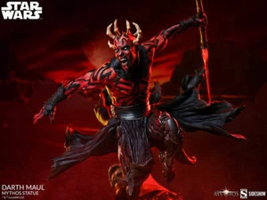 SIDESHOW COLLECTIBLES Star Wars Darth Maul Mythos Statue Figure NEW SEALED - Picture 1 of 12