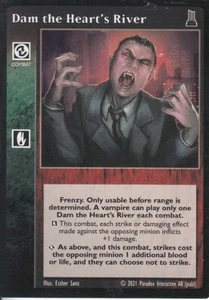 2 x Dam the Heart's River VTES CCG Kickstarter The Unaligned 1 - Picture 1 of 1