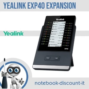 Yealink EXP40 Expansion Module LCD per Yealink T46G T48G Voip Phone NUOVO BOXED - Imagen 1 de 3