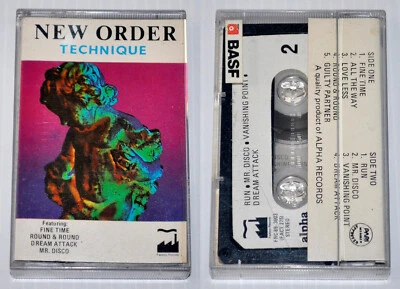 Philippines NEW ORDER Technique NEW WAVE CASSETTE TAPE Alpha Records - Image 1 of 4