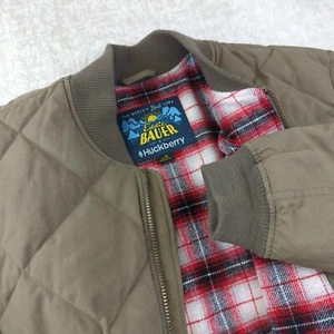 Eddie Bauer Huckberry Jacket Mens XL Goose Down 1936 Skyline Quilted Wool Lined - Picture 1 of 12