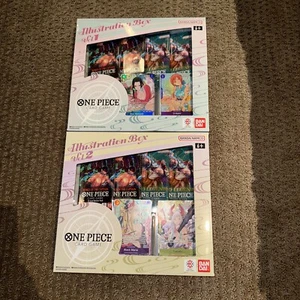 One Piece Illustration Box Vol. 1 and 2 - SEALED W/ PROMOS - Picture 1 of 1
