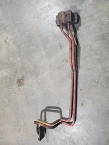 International IH Farmall 560 Rear Remote Hydraulic Lines With Block Fast Hitch - Picture 1 of 6