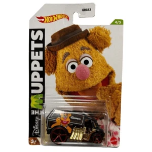 Hot Wheels Disney The Muppets Cool-One 4/5 Fozzie Bear Black - Picture 1 of 4