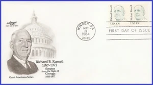 USA4 #1853 U/A ARTMASTER FDC STR2 Richard Russell - Imagen 1 de 1