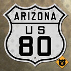 Arizona Phoenix pierre tombale Yuma US 80 route marqueur autoroute panneau routier 1926 12x12