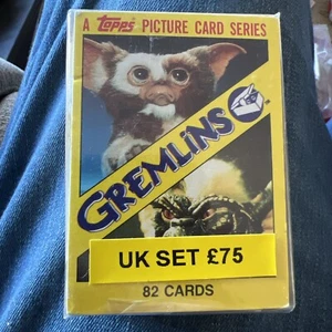 Topps UK Gremlins Cards from 1984 - NM- Rare UK Version COMPLETE SET - Picture 1 of 3