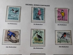 Stamps 📮 1966 Native Birds Set of 6📮 13c 15c 20c 24c 30c 25c - Bild 1 von 1