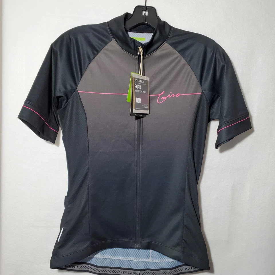 Jersey de ciclismo Giro para mujer manga corta mediana cronógrafo deportivo negro flujo nuevo con etiquetas Foto 1 de 4