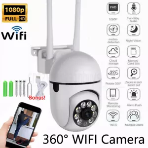Security Camera System Outdoor Home 5G Wifi Night Vision Cam 1080P HD Wireless - Picture 1 of 14