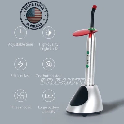 Lámpara de curado LED de ortodoncia dental de alta potencia YS-C 2700mw/cm² de resina Foto 1 de 4