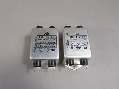 Lot of 2 Delta Electronics 03DPCG5S EMI Filter  - Image 1 of 4
