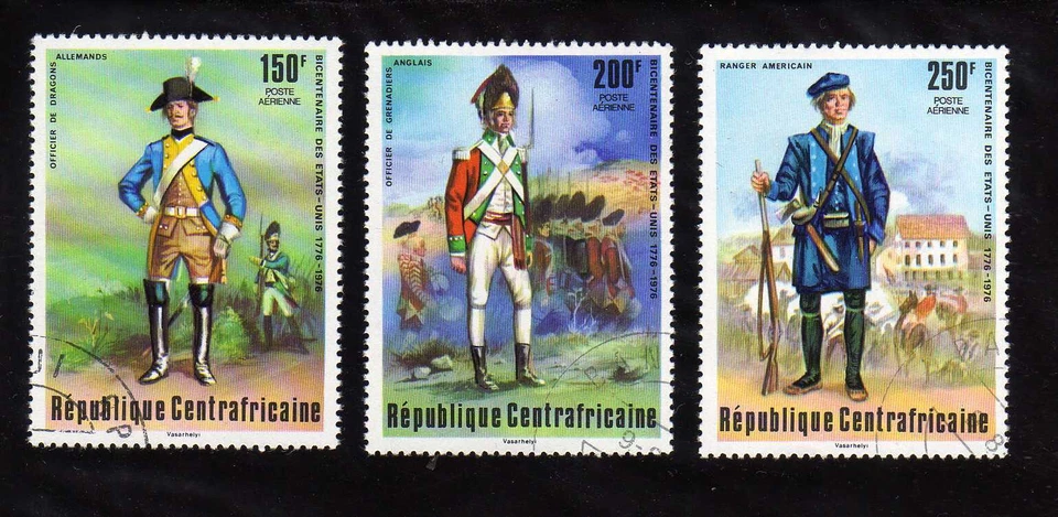 CENTRAL AFRICAN REPUBLIC - 1976 - Bicentenary American Revolution - Image 1 of 1