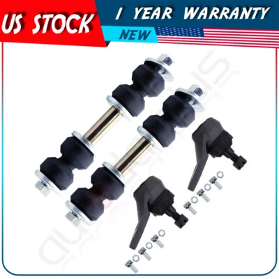 For 1985-1993 Cadillac DeVille 4Pcs Ball Joints Anti Sway Stabilizer Bar Linkage - Image 1 of 4