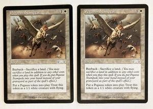 Pegasus Stampede (2) Exodus LP MTG Magic the Gathering - Picture 1 of 1