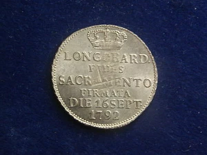 1 / 2 Lira  Giuramento 1792  Mailand Franz II. " Erhaltung "   W/17/652 - Imagen 1 de 2
