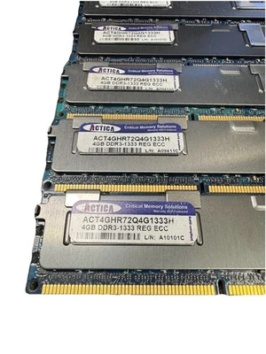 24GB (6 X4GB) DDR3 PC3-10600  ECC UNBUFFERED MEMORY - Image 1 of 2