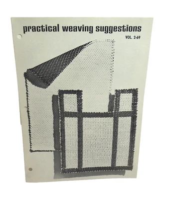 1969 SUGERENCIAS PRÁCTICAS DE TEJIDO Alfombra de baño Alfombra de baño Patrones de tejido Folleto Foto 1 de 4