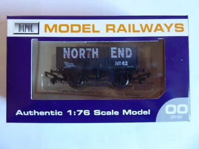 Dapol David Dacey Ltd Edition OO gauge 7 Plank wagon - NORTH END - Mint - Image 1 of 4
