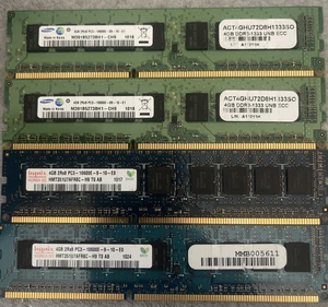 Lot Of 7 SAMSUNG/HYNIX 4GB 2Rx8 PC3-10600E  Server/Desktop Memory (28GB Total) - Picture 1 of 1