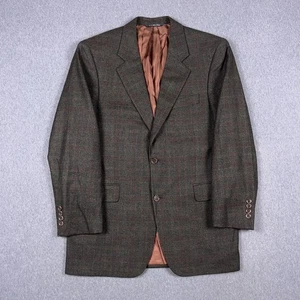 Jack Victor Loro Piana Blazer 40R Wolle kariert Fensterscheibe Loretowood - Bild 1 von 13