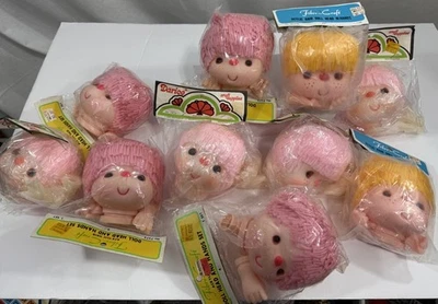 NEW Lot of 10 Doll Heads & Hands FIBRE CRAFT & DARICE Brand; Variety; 1980's - Image 1 of 4