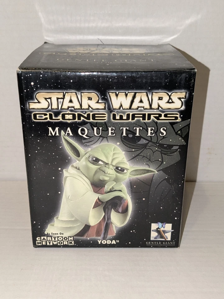Yoda Star Wars Clone Wars Gentle Giant Maquette Limited Edition 6046 / 7500 MIB