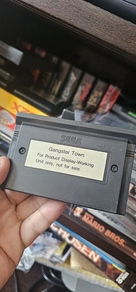 RARE gangster Town Sega Master System KIOSK GAME - Image 1 of 3