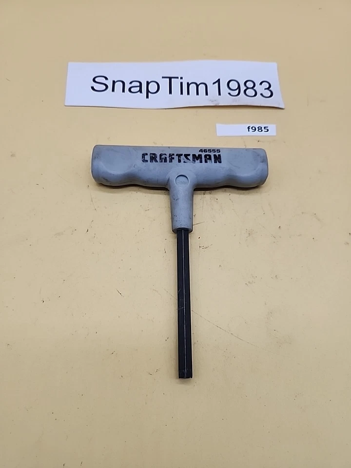 Craftsman  Tools T Handle Allen Wrench 8mm 46555Hex Wrench USA  - Image 1 of 4