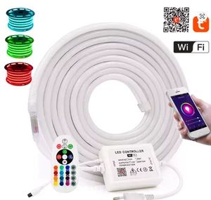 LED Neon Light 220V Flexible RGB LED Tape with Full Touch WiFi Control 10m (P68) - Picture 1 of 4