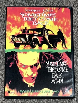 Sometimes They Come Back & Again DVD (1991/1996) Stephen King TV Horror Movie - image 1 of 3