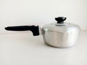 Vintage Magnalite GHC 1 Quart Doppel Ausgießer Soßenpfanne Topf mit Deckel - Bild 1 von 6