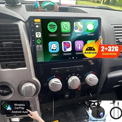 Android 13 For Toyota Tundra 07-13 Sequoia 08-19 Car Stereo GPS Nav Radio Camera - Изображение 1 из 4