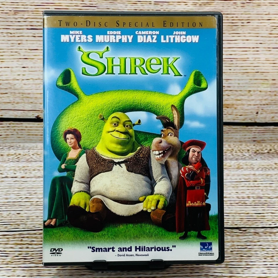 Shrek [2001 DVD] Two-Disc Special Edition Extended Ending Family Movie Foto 1 de 4