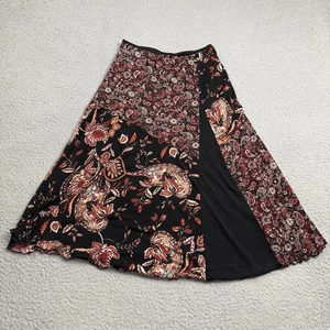 Worthington Skirt Womens Medium Pull On Floral Paisley - Picture 1 of 9