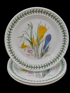 3er Set Portmeirion Der Botanische Garten Galanthus Krokus Schneeglöckchen Beilagenteller. - Bild 1 von 3