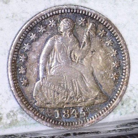 1844-O Half Dime -XF Details (#46276) Cover