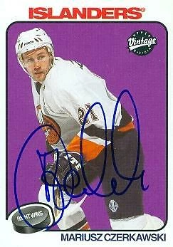 Mariusz Czerkawski autographed Hockey Card (Islanders) 2001 UD Vintage #160 - Image 1 of 1
